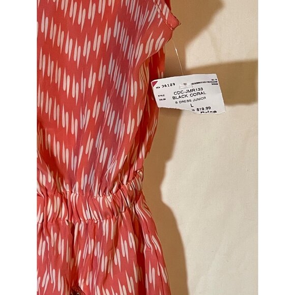 Feathers pink white with green orange blue red design at bottom large READ NEW - Picture 2 of 12